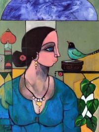 Abrar Ahmed, 18 x 24 Inch, Oil on Canvas, Figurative Painting, AC-AA-629